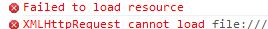 エラー：XMLHttpRequest cannot load